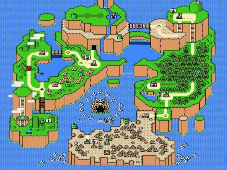 mario world map